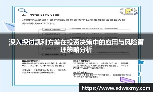 深入探讨凯利方差在投资决策中的应用与风险管理策略分析